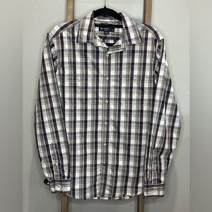 Cremieux Blue Label Slim-Fit Plaid Oxford Long-Sleeve Woven Shirt